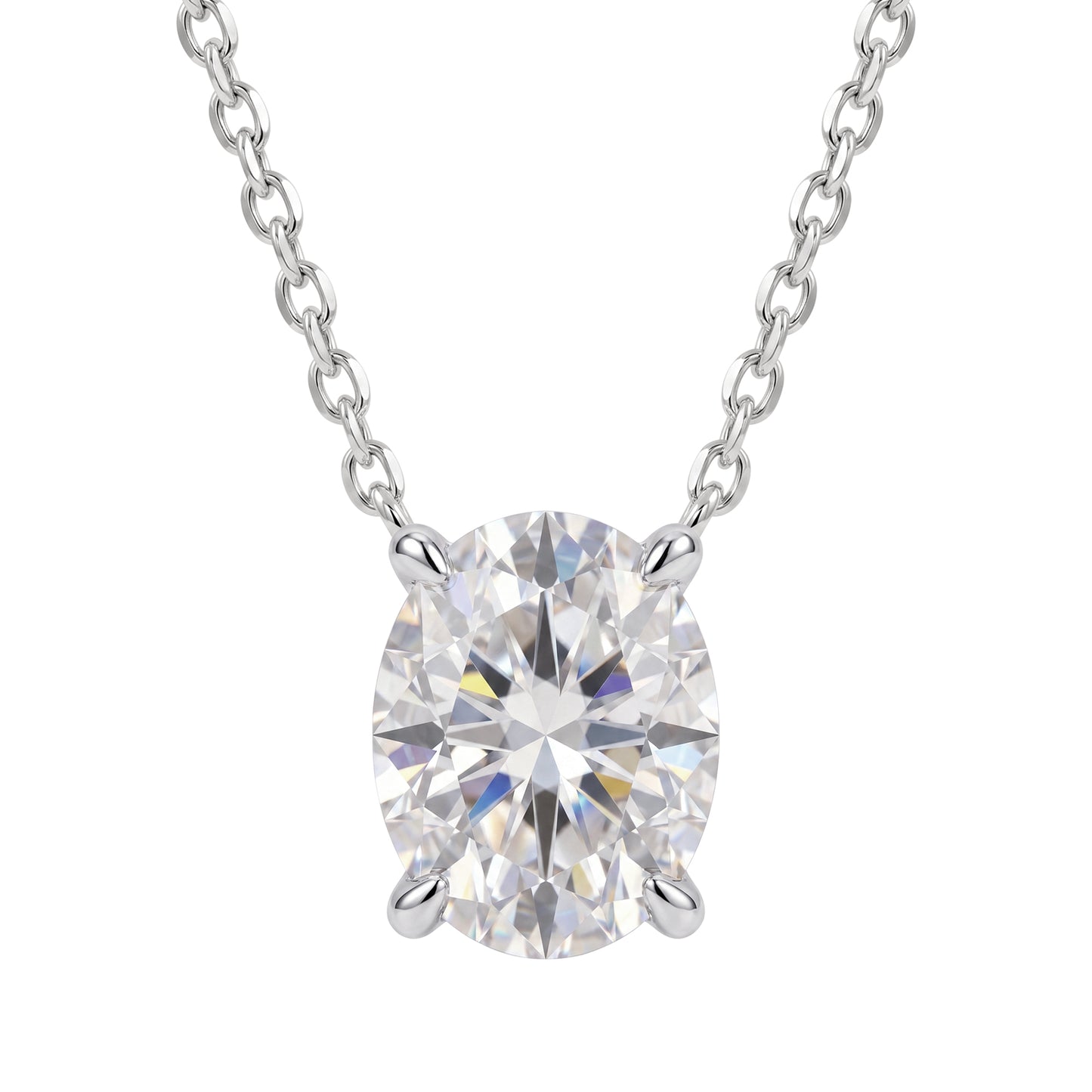 Oval Spark Necklace