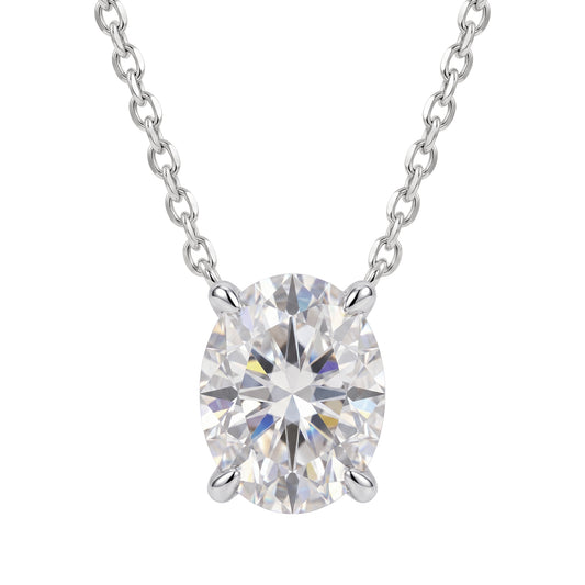 Oval Spark Necklace