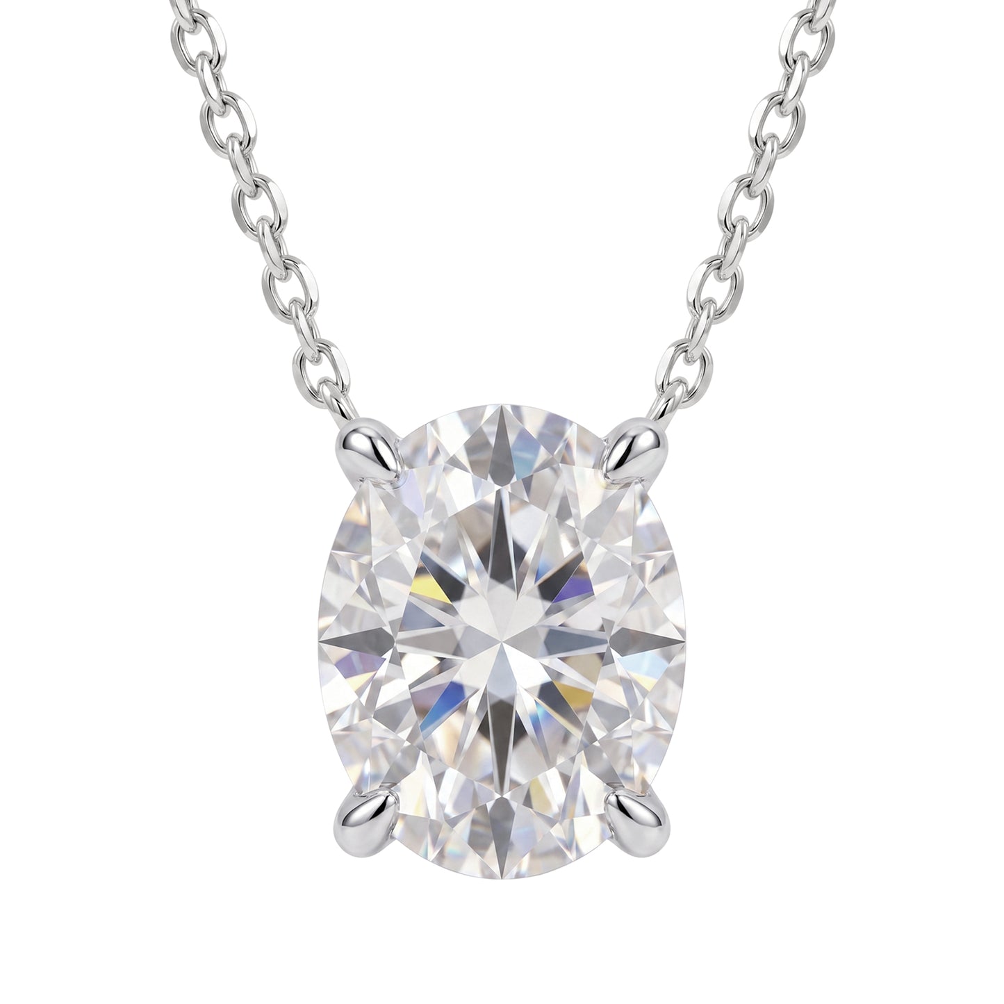 Oval Spark Necklace
