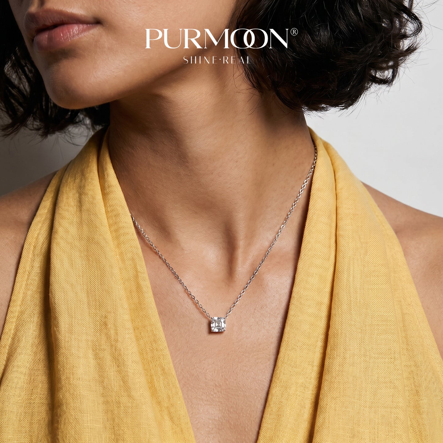 Asscher Necklace
