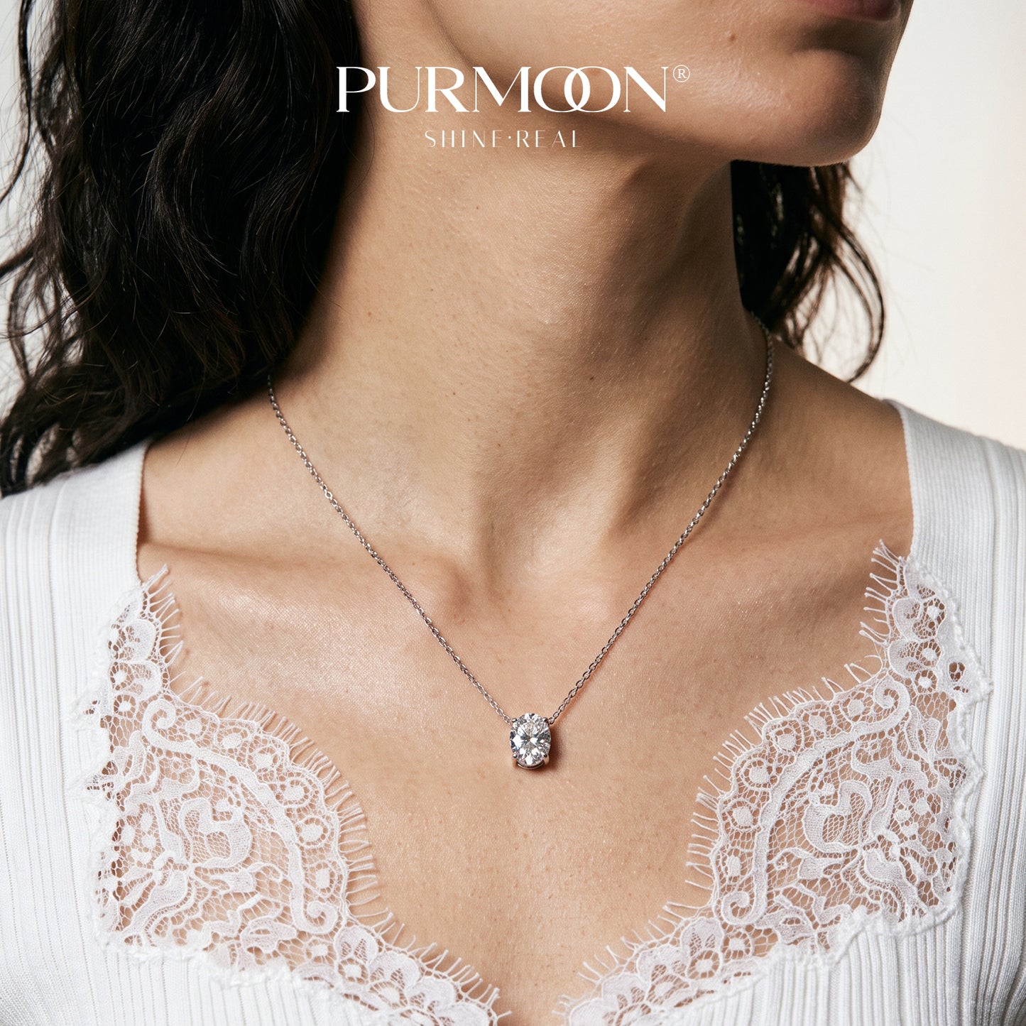 Oval Spark Necklace